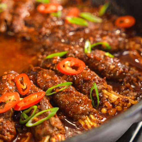 Fire Enoki Beef Rolls