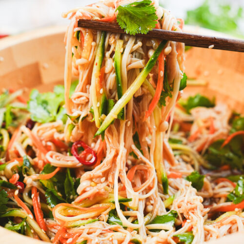 Chinese Enoki Mushroom Salad 凉拌金针菇