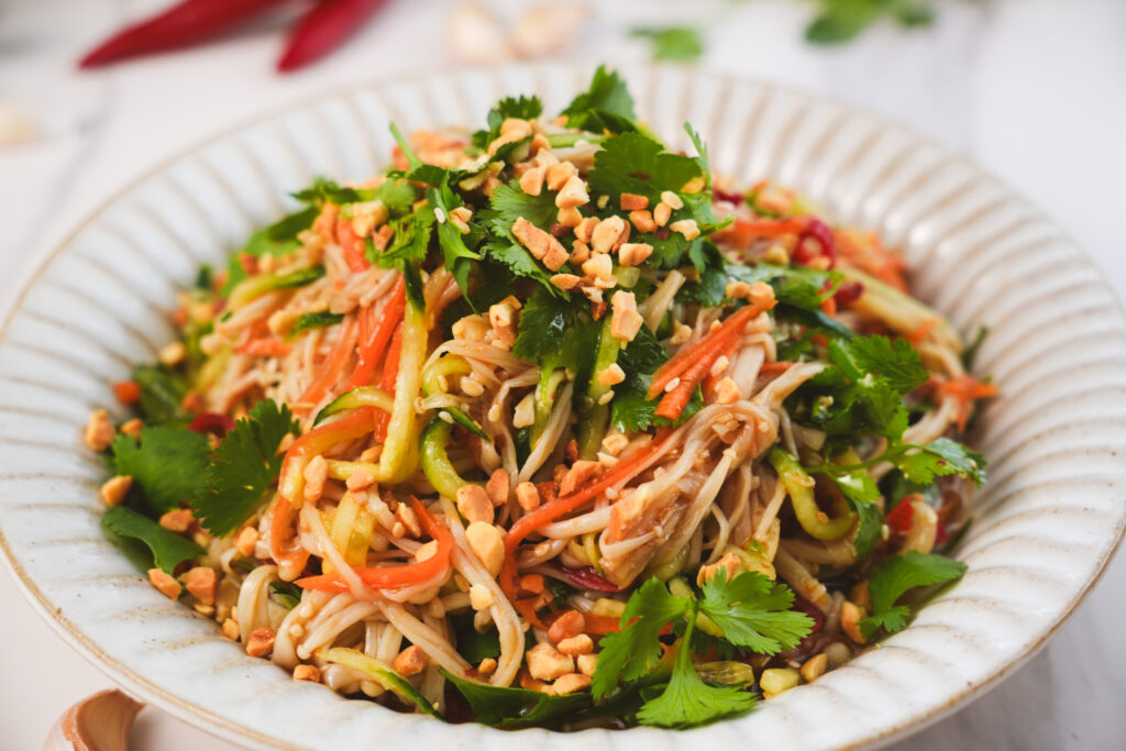 Chinese Enoki Mushroom Salad 凉拌金针菇