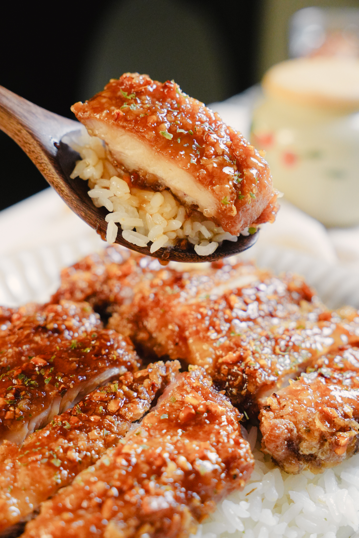 Honey Garlic Crispy Chicken - Quick and Easy! - The Crystal Cookbook