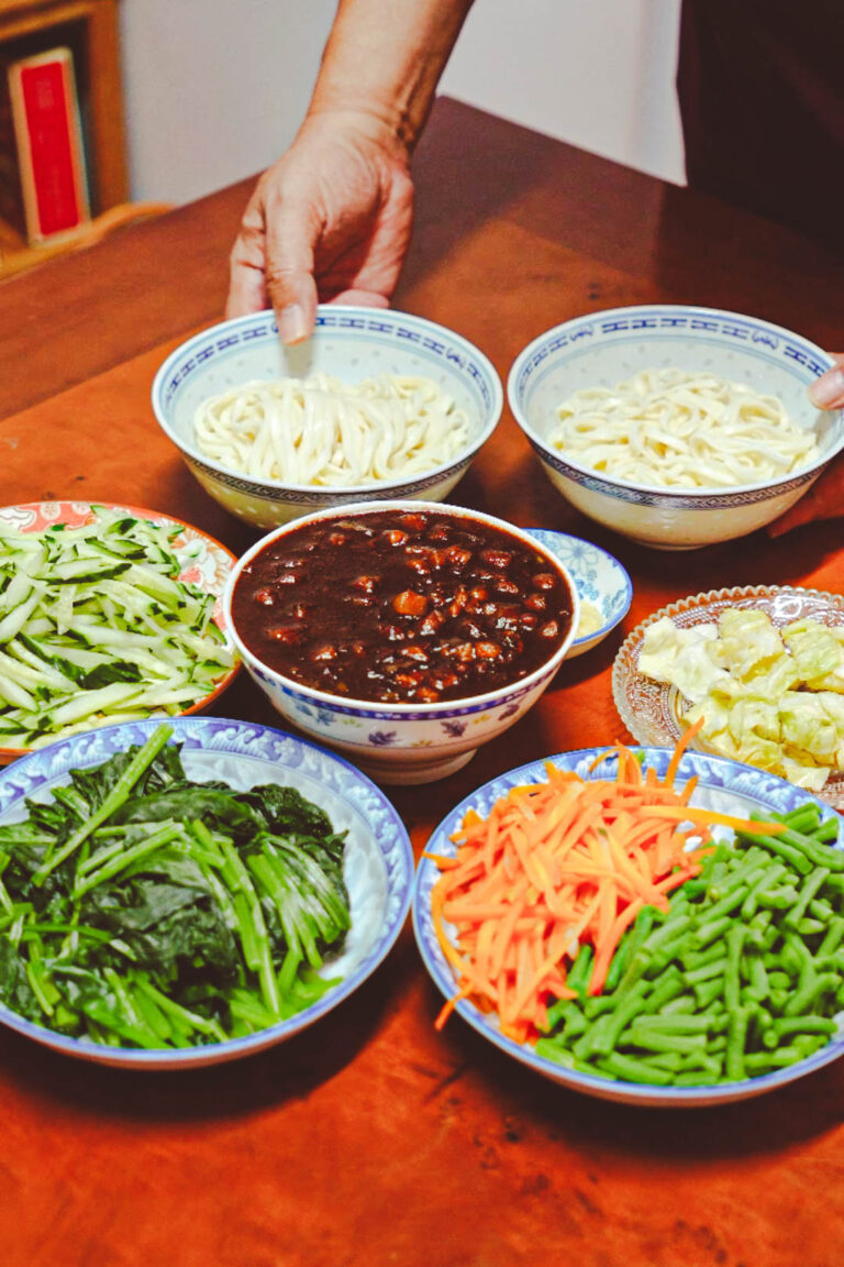 Beijing Zha Jiang Mian (Fried Sauce Noodles)