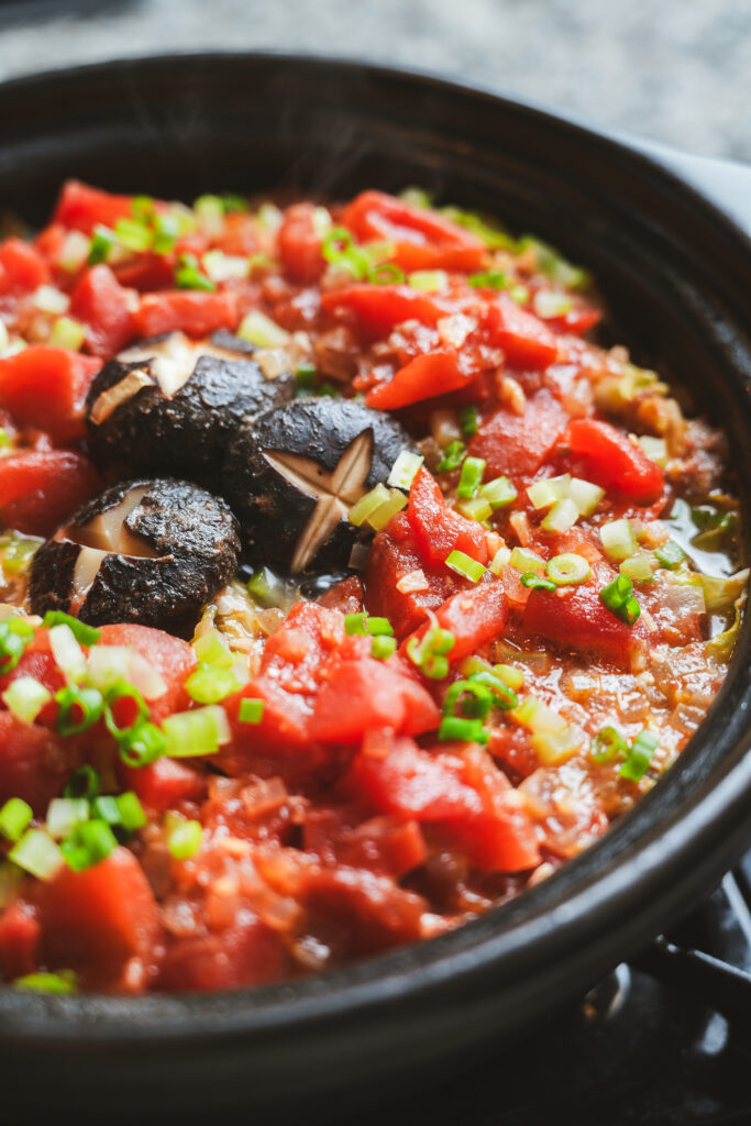 What Beef to Use

For this dish, use thinly sliced beef made for hot pot or shabu-shabu. You can usually find them in the freezer or fresh meat section of Asian grocery stores, labeled as “hot pot beef” or “shabu-shabu beef.” Some large supermarkets also carry thinly sliced beef near the Chinese, Korean or Japanese ingredients.

The thin slices cook quickly, stay tender, and layer beautifully with the napa cabbage.