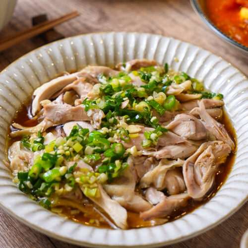 Soy scallion chicken