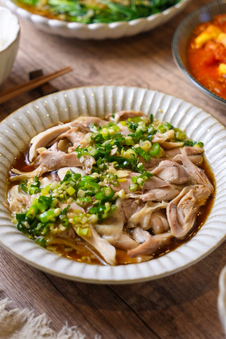 Soy scallion chicken