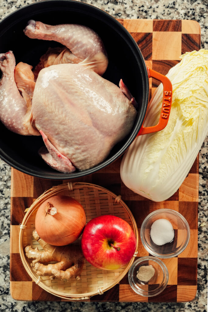 No Water Chicken Essence Soup ingredients
