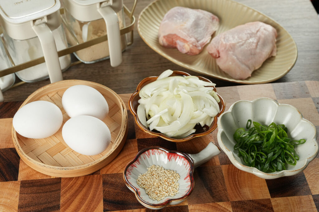 Oyakodon ingredients