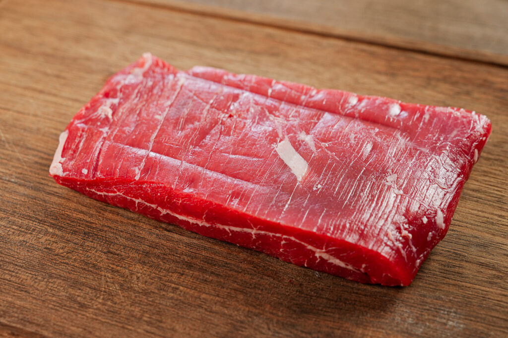 Beef flank for Mongolian beef