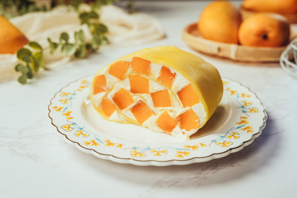mango crepe roll