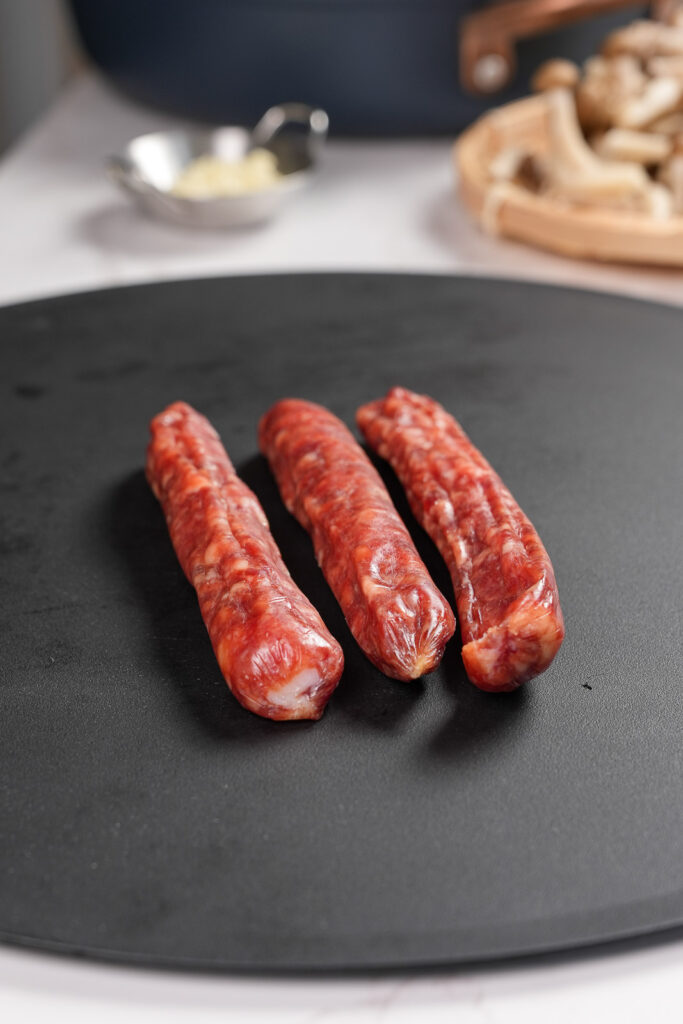 Cantonese-style Chinese sausage (lap cheong)