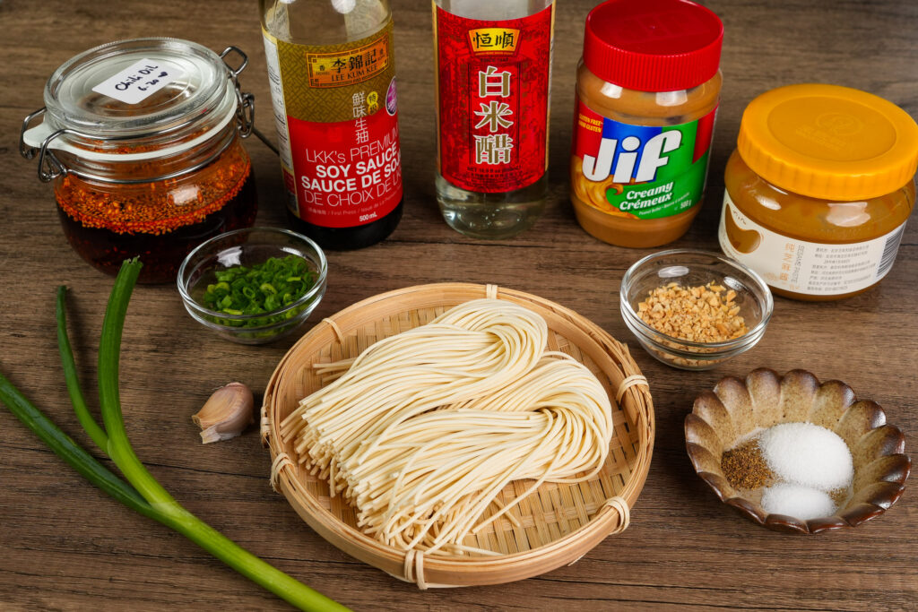 Cold Sesame Noodles Ingredients