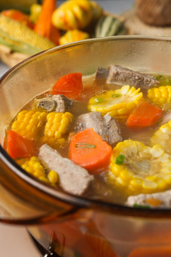 Chinese pork rib soup