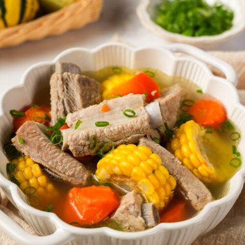 Chinese pork rib soup